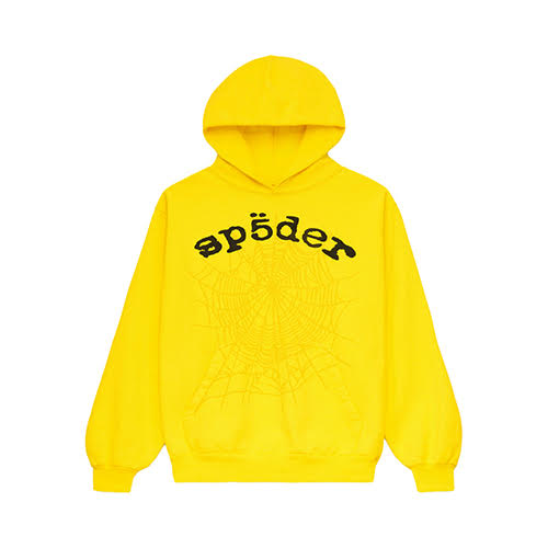 SP5DER YELLOW LEGACY HOODIE