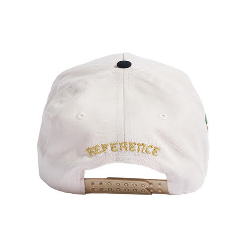 REFERENCE PARADISE LA SNAPBACK CAP CREAM BLK PINK