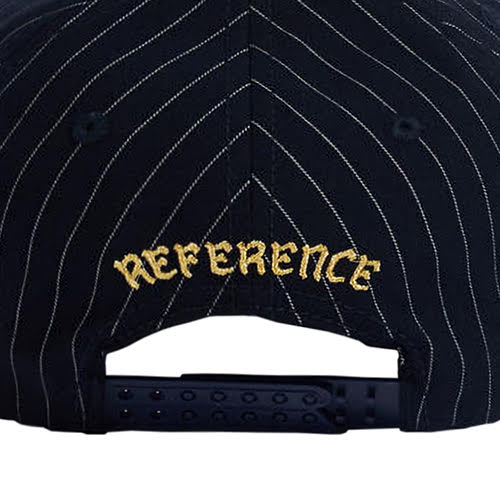 REFERENCE PARADISE LA SNAPBACK CAP NAVY PINSTRIPE