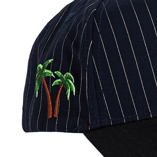 REFERENCE PARADISE LA SNAPBACK CAP NAVY PINSTRIPE