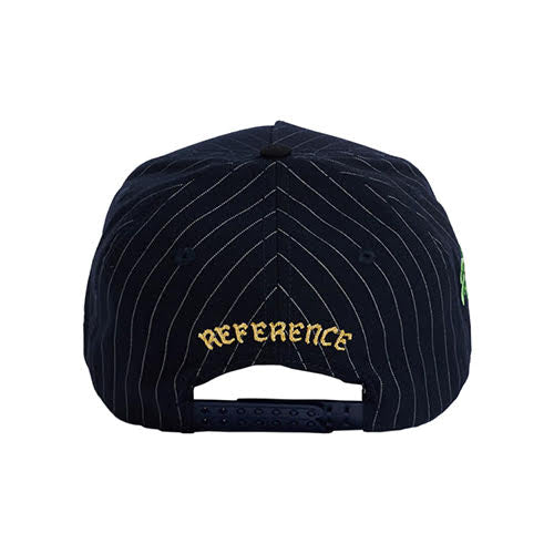 REFERENCE PARADISE LA SNAPBACK CAP NAVY PINSTRIPE