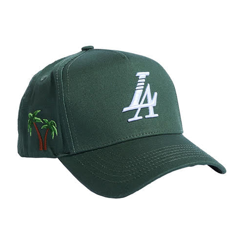 REFERENCE PARADISE LA SNAPBACK CAP GREEN