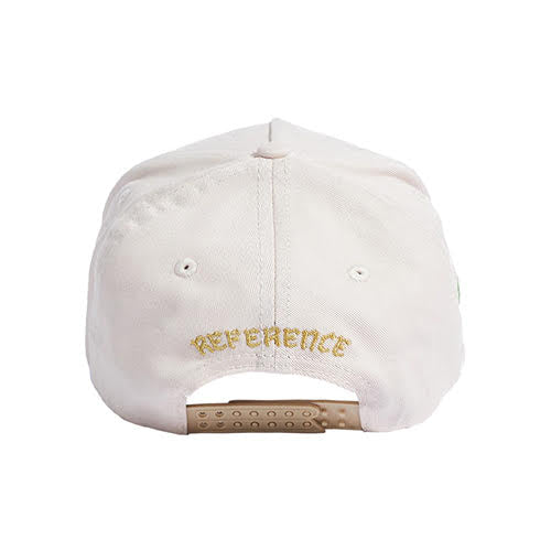 REFERENCE WAVY PARADISE LA SNAPBACK CAP CREAM BLACK
