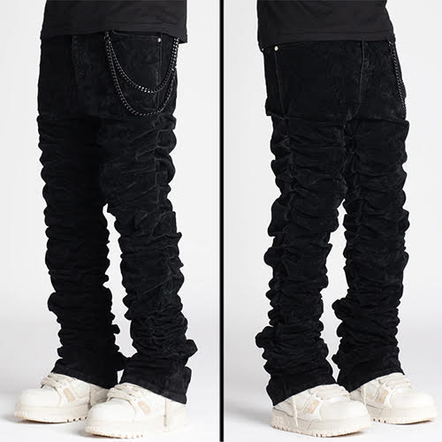 GUAPI All BLACK SUPER STACKED DENIM V2