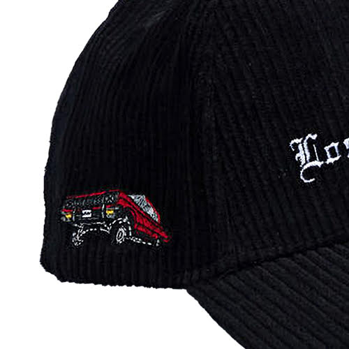 REFERENCE LA VIDA CORDUROY SNAPBACK CAP BLACK