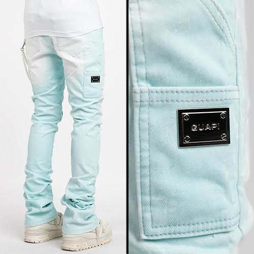 GUAPI VELVET TIFFANY CARPENTER STACKED DENIM