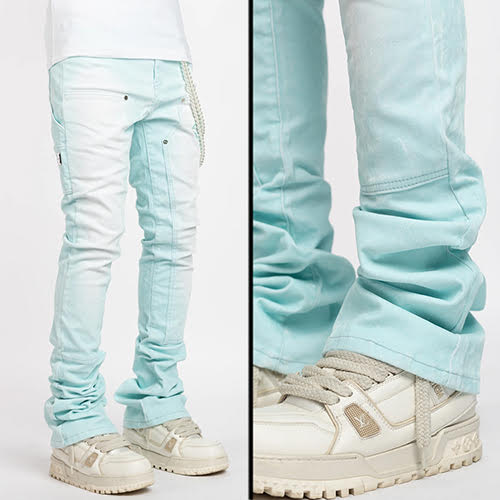 GUAPI VELVET TIFFANY CARPENTER STACKED DENIM