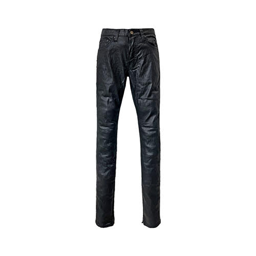 mnml M11 STRETCH SLIM ZIPPER DENIM - BLACK