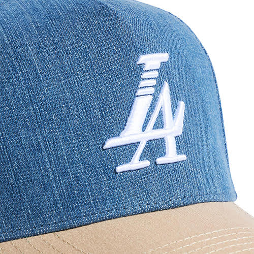REFERENCE PARADISE LA SNAPBACK CAP DENIM TAN
