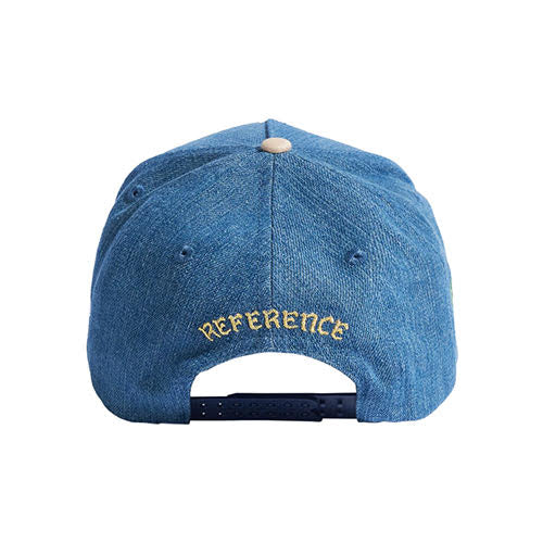 REFERENCE PARADISE LA SNAPBACK CAP DENIM TAN