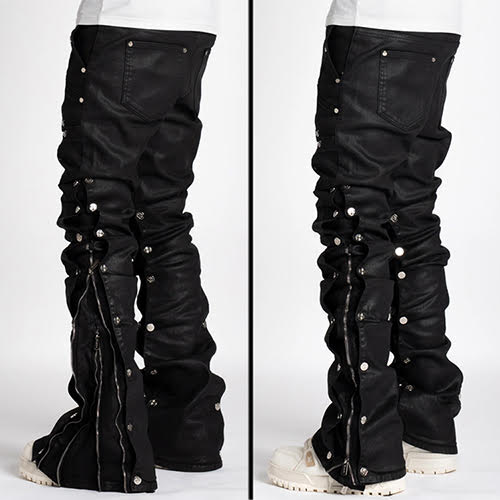GUAPI OBSIDIAN BLACK WAXED PREMIUM DENIM V2