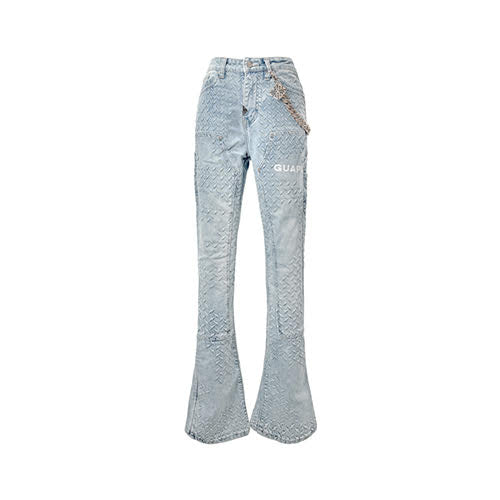 GUAPI AQUA BLUE STEEL PLATE CARPENTER DENIM