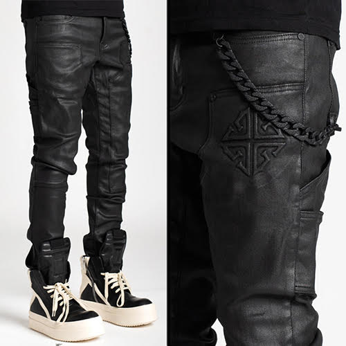 GUAPI ALL BLACK CARPENTER DENIM