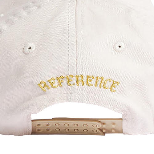 REFERENCE BULLSOX WAVY SNAPBACK CAP CREAM BLACK