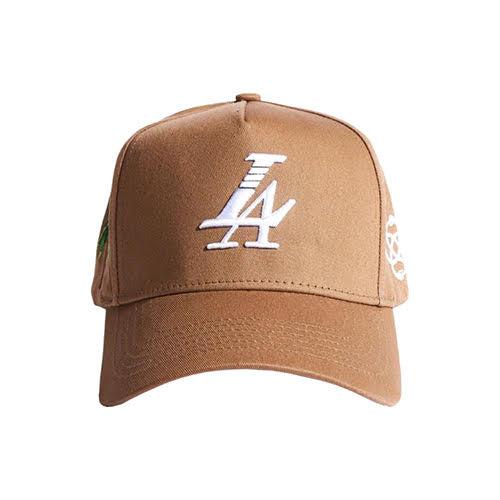 REFERENCE PARADISE LA SNAPBACK CAP BEIGE