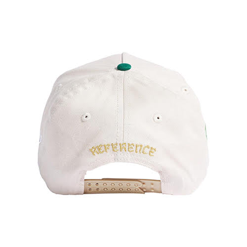 REFERENCE PARADISE LA SNAPBACK CAP CREAM GREEN GOLD