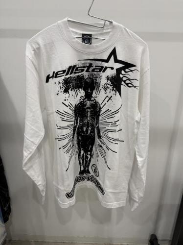 HELLSTAR INNED STAR LONGSLEEVE WHITE
