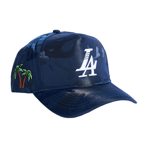 REFERENCE PARADISE LA SNAPBACK CAP BLUE CAMO