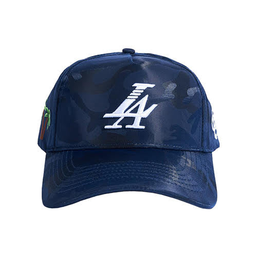 REFERENCE PARADISE LA SNAPBACK CAP BLUE CAMO