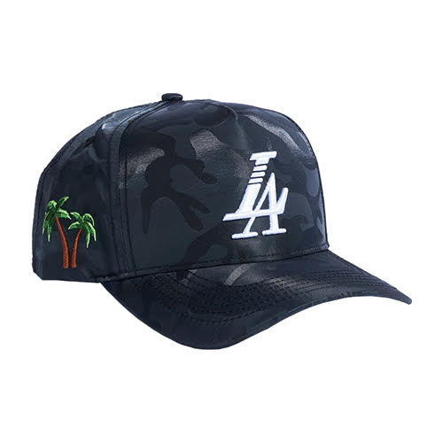 REFERENCE PARADISE LA SNAPBACK CAP BLACK CAMO