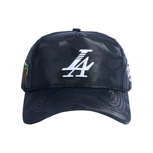 REFERENCE PARADISE LA SNAPBACK CAP BLACK CAMO