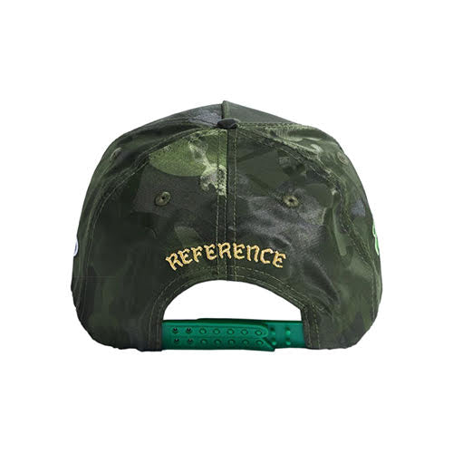 REFERENCE PARADISE LA SNAPBACK CAP GREEN CAMO