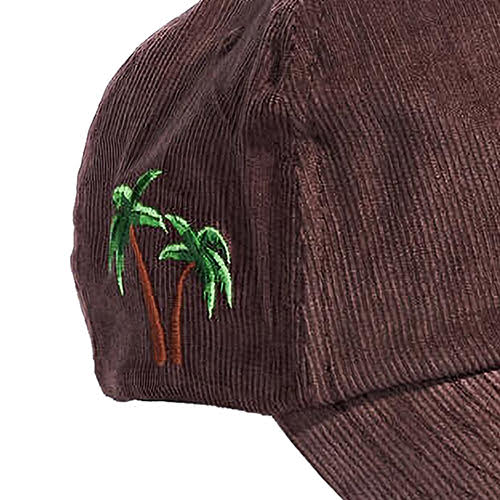 REFERENCE PARADISE LA CORDUROY UNSTRUCTURED CAP BROWN