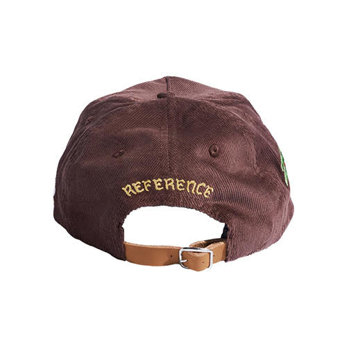 REFERENCE PARADISE LA CORDUROY UNSTRUCTURED CAP BROWN