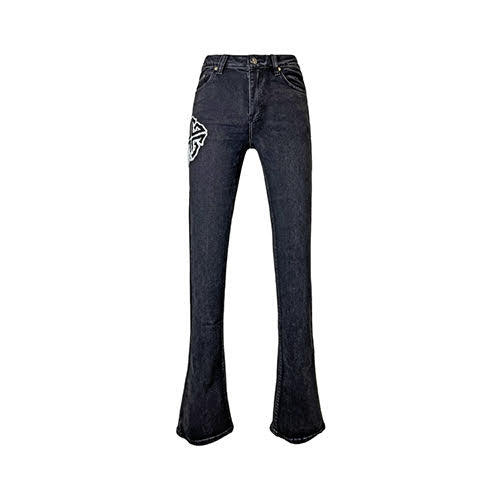 GUAPI IRON GREY PATCH DENIM