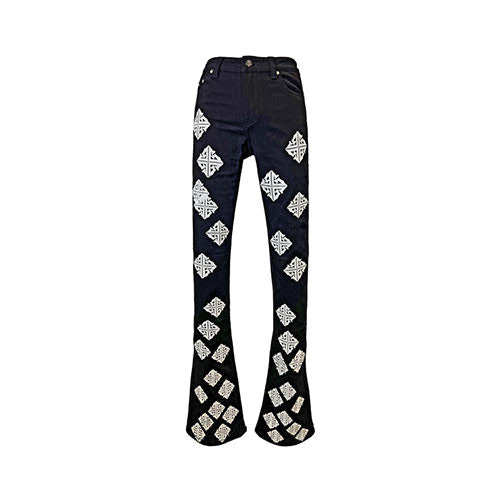 GUAPI GHOST ICON STACKED DENIM