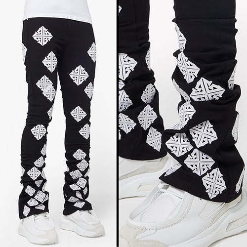 GUAPI GHOST ICON STACKED DENIM