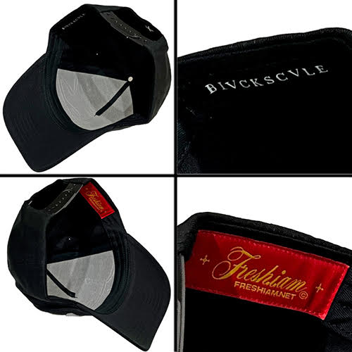 BLACK SCALE × FRESH.i.AM ARABIC SNAPBACK CAP BLACK