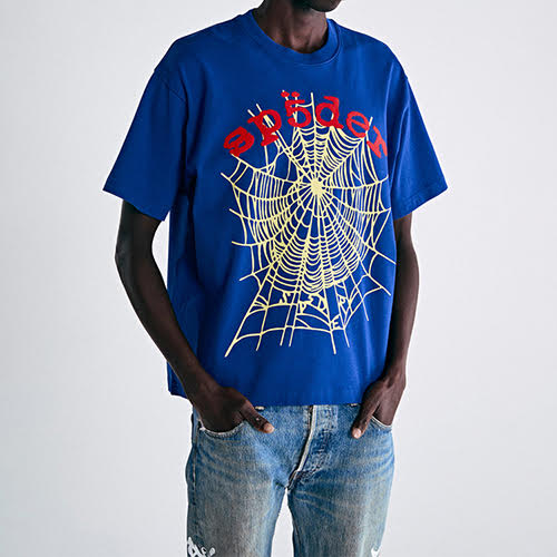 SP5DER NAVY LEGACY LOGO HW TEE