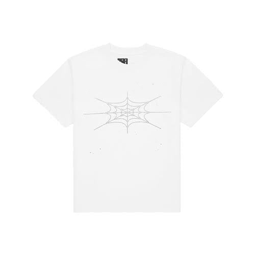 SP5DER RHINESTONE SILK TEE
