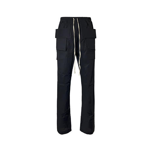 mnml DROP CROTCH CARGO PANTS BLACK