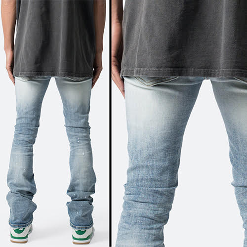 mnml X598 SKINNY STACKED DENIM - BLUE
