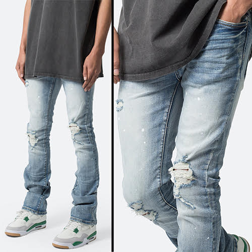 mnml X598 SKINNY STACKED DENIM - BLUE