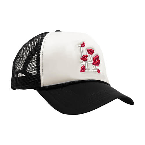 LA ROPA SIGNATURE SILVER LA TRUCKER HAT LIMITED QUANTITY