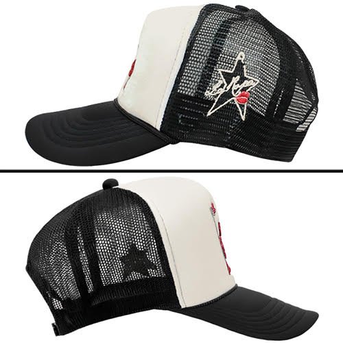 LA ROPA SIGNATURE SILVER LA TRUCKER HAT LIMITED QUANTITY