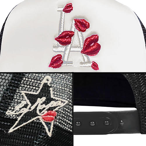 LA ROPA SIGNATURE SILVER LA TRUCKER HAT LIMITED QUANTITY