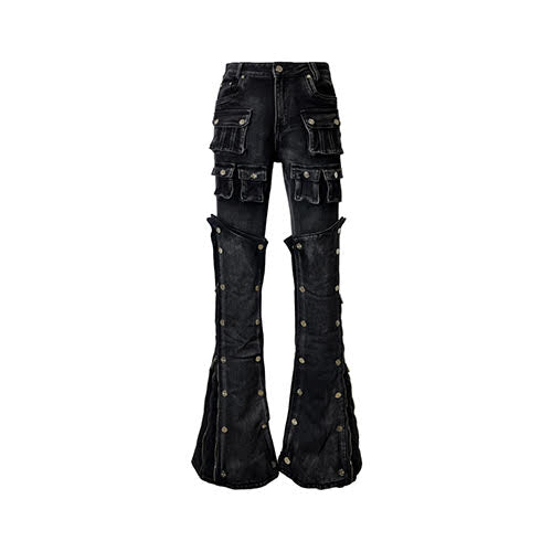 GUAPI IRON GREY STACKED PREMIUM DENIM