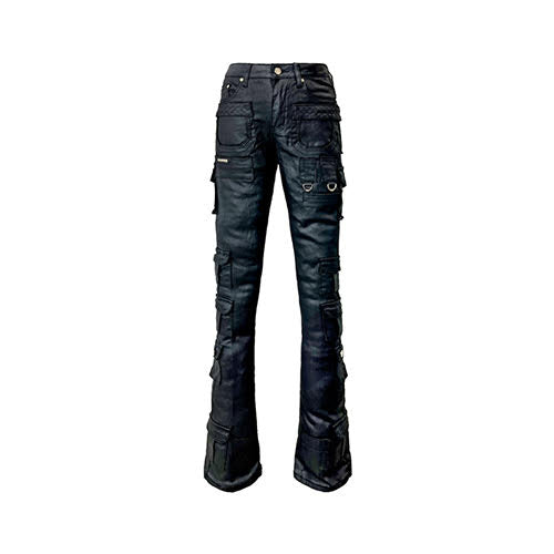 GUAPI OBSIDIAN BLACK TACTICAL STACKED DENIM