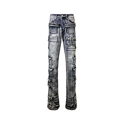 GUAPI IRON GREY TACTICAL STACKED DENIM