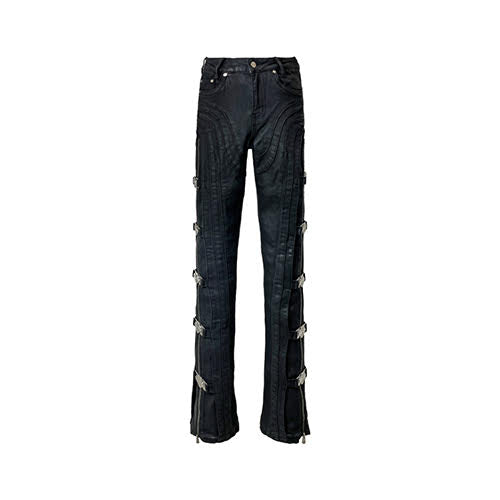 GUAPI OBSIDIAN BLACK WAXED PREMIUM DENIM