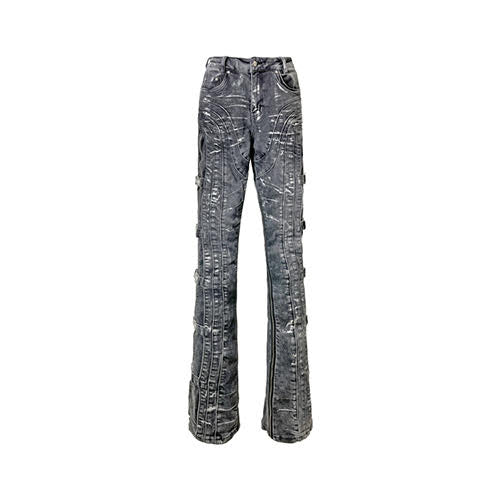 GUAPI SHADOW GREY WAXED PREMIUM DENIM