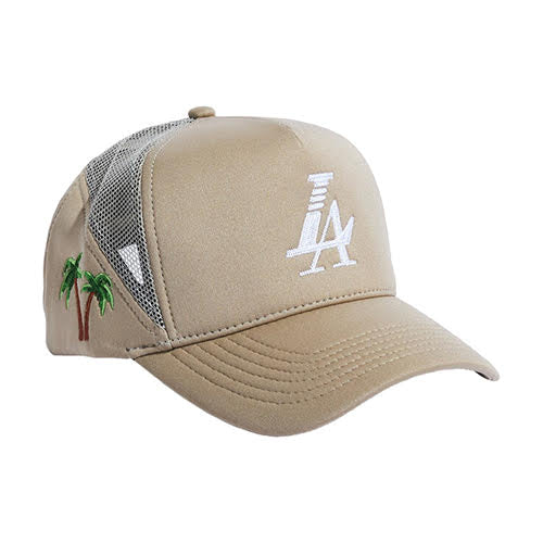 REFERENCE PARADISE LA TRUCKER CAP KHAKI