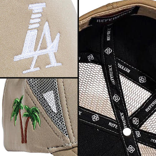 REFERENCE PARADISE LA TRUCKER CAP KHAKI