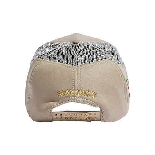 REFERENCE PARADISE LA TRUCKER CAP KHAKI