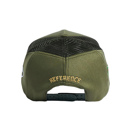 REFERENCE PARADISE LA TRUCKER CAP OLIVE