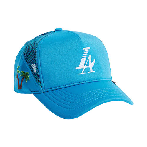 REFERENCE PARADISE LA TRUCKER CAP SKY BLUE